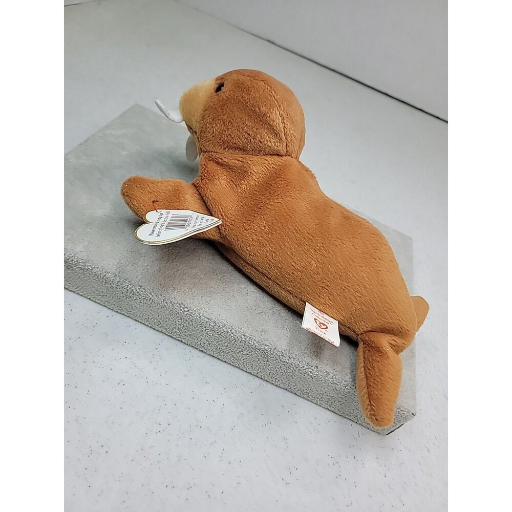 TY beanie babies Tusk the walrus 1996 W/Tags 6" - Picture 7 of 16